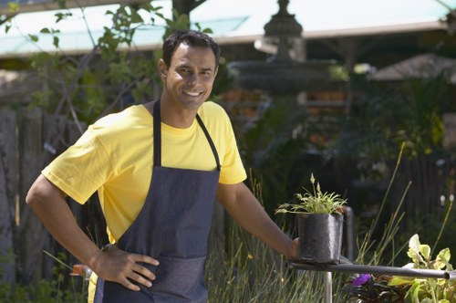 Charity donation of reusable garden materials and plants
