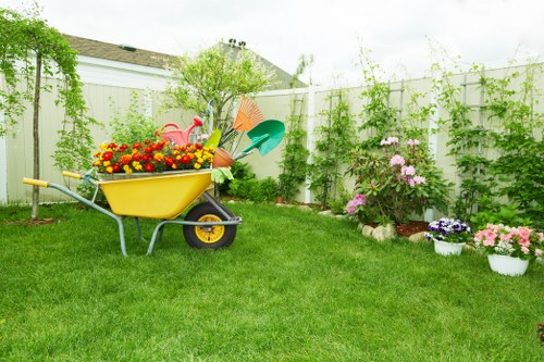 Finished patio design suited to a Finsbury Park property